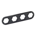 Bulkhead Plate Kit - Inline 4, Backing Plate & O-Rings - Black T7 Design