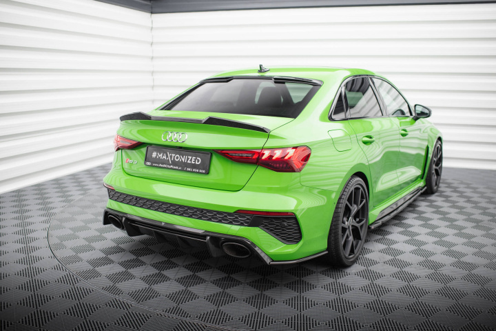 Audi RS3 Sedan 8Y 2020-2024 Prepreg Carbon Fiber Rear Side Splitters V.2 Maxton Design in the group Select car model / Audi / A3 - S3 - RS3 (8Y) 2020+ / Styling at DDESIGN Scandinavia AB (CF-AU-RS3-8Y-RSD2-245-P)