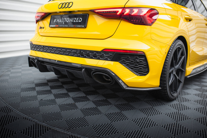 Carbon Fiber Rear Side Splitters Audi Rs3 Sportback 8y Maxton Design in the group Select car model / Audi / A3 - S3 - RS3 (8Y) 2020+ / Styling at DDESIGN Scandinavia AB (CF-AU-RS3-8Y-SB-RSD1-245P)