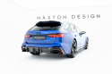 Audi RS6 C8 2019-2023 Prepreg Carbon Fiber Rear Diffuser (version with towbar) Maxton Design