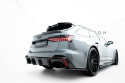 Audi RS6 C8 2019-2023 Prepreg Carbon Fiber Rear Diffuser (version without towbar) Maxton Design