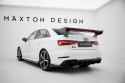 Audi A3 / A3 S-Line / S3 / RS3 Sedan 8V / 8V Facelift 2013-2016 Carbon Spoiler With External Brackets Uprights + LED Maxton Design