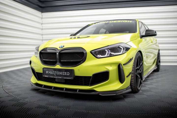 Carbon Fiber Front Splitter Bmw 1 F40 M-Pack / M135i Maxton Design in the group Select car model / BMW / 1-series (F40) 2019+ / Styling / Front spoiler at DDESIGN Scandinavia AB (CF-BM-1-40-M-FD1-245-P)