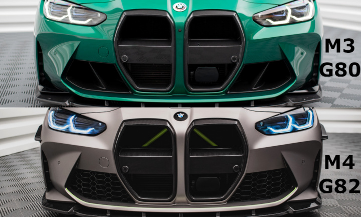 Carbon Fiber Front Grill Bmw M4 G82 / M3 G80 Maxton Design in the group Select car model / BMW / M4 4-series (G82) 2021+ at DDESIGN Scandinavia AB (CF-BM-4-G82-M-G1-245V-P)