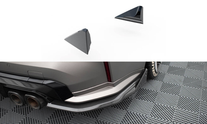 BMW M4 G82 / G82 Facelift 2021-2024 Prepreg Carbon Rear Flaps Maxton Design in the group Select car model / BMW / M4 4-series (G82) 2021+ at DDESIGN Scandinavia AB (CF-BM-4-G82-M-RSF1-245-P)