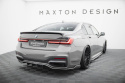 BMW 7 M-Sport G11 LCI / Facelift 2019-2022 Carbon Fiber Rear Diffuser V.1 Maxton Design