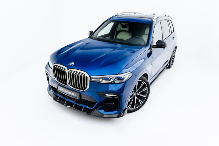 Prepreg Carbon Fiber Front Splitter BMW X7 M-Pack G07 Maxton Design in the group Select car model / BMW / X7 (G07) 18+ at DDESIGN Scandinavia AB (CF-BM-X7-07-MPACK-FD1245P)