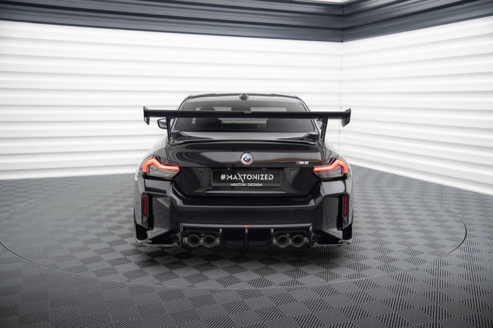BMW 2-Serie G42 2021+ / M2 G87 2023+ Carbon Fiber Spoiler Maxton Design in the group Select car model / BMW / M2 2-Serie (G87) 2023+ at DDESIGN Scandinavia AB (CF-UN-WING5-245-P)