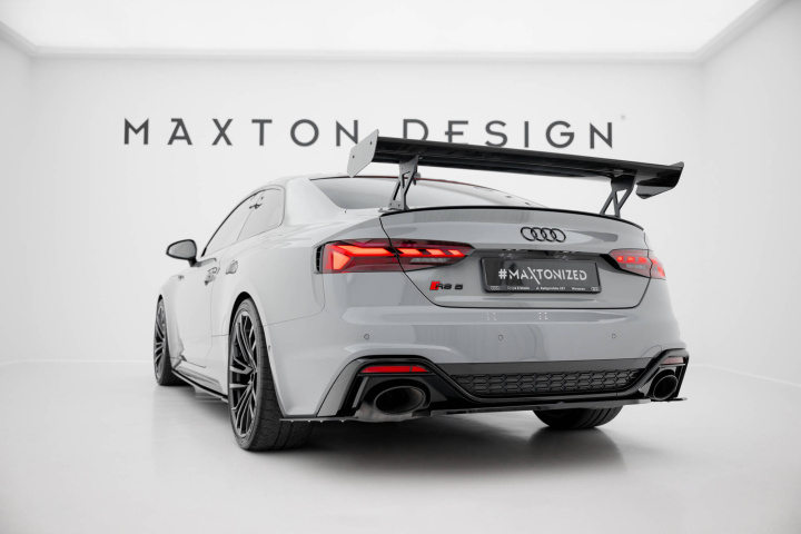 Audi A5 / A5 S-Line / S5 / RS5 Coupe F5 / F5 Facelift 2017-2019 Carbon Spoiler With External Brackets Uprights V.1 Maxton Design in the group Select car model / Audi / A5 - S5 - RS5 (F5) 2016+ / Styling at DDESIGN Scandinavia AB (CFAUS52FCWING5EXT245P1)
