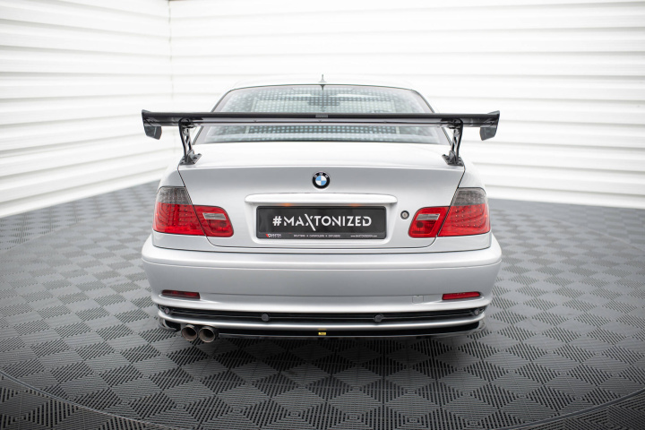 BMW 3-Serie Coupé E46 1998-2005 Carbon Fiber Spoiler External Uprights Maxton Design in the group Select car model / BMW / 3-series (E46) 1998-2005 / Styling / Wings at DDESIGN Scandinavia AB (CFBM346CWING5EXT245P)