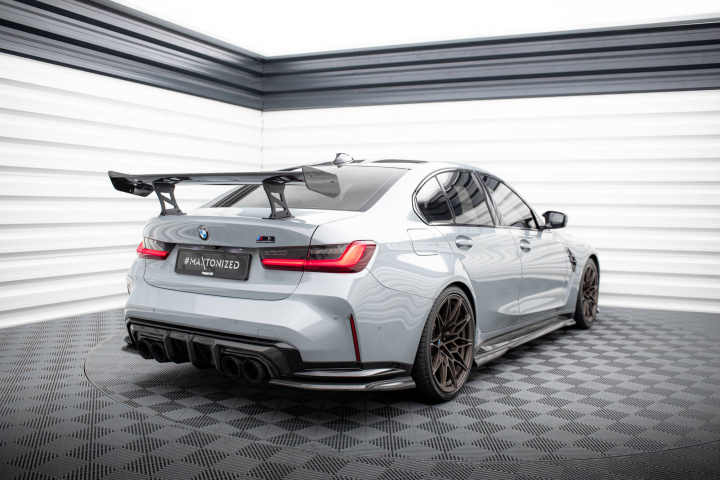 BMW 3-Serie Ink M-Sport G20 2018+ / M3 G80 2021+ Carbon Fiber Spoiler Internal Uprights Maxton Design in the group Select car model / BMW / 3-series-4-series (G20-G26) 19+ / Styling / Wings at DDESIGN Scandinavia AB (CFBM3G80MWING5INT245P)
