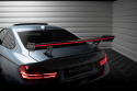 BMW 4 F32 / 4 F32 M-Sport Coupe 2013-2020 Carbon Spoiler With Internal Brackets Uprights + LED Maxton Design