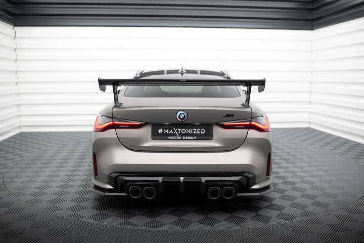 BMW M4 G82 / G82 Facelift / M440i / 4 M-Sport G22 / G22 Facelift 2020-2024 Carbon Spoiler With External Brackets Uprights Maxton Design in the group Select car model / BMW / 3-series-4-series (G20-G26) 19+ / Styling at DDESIGN Scandinavia AB (CFBM4G82MWING5EXT245P)