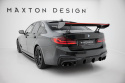 BMW 5 / M5 Sedan G30 / F90 2017-2020 Carbon Spoiler With Internal Brackets Uprights + LED Maxton Design