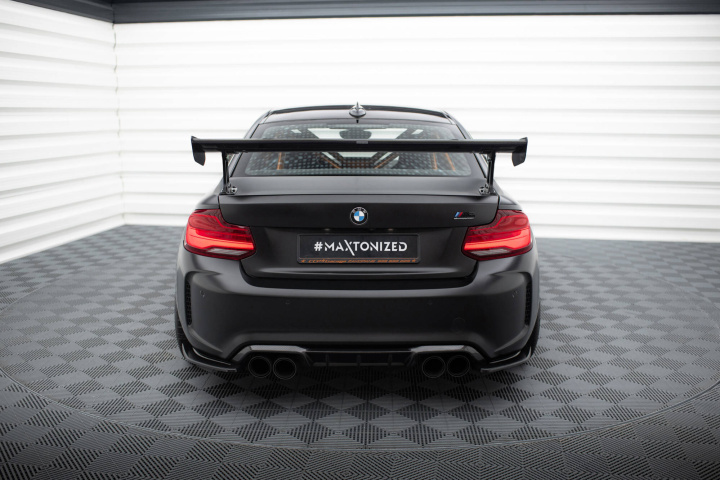 BMW M2 F87 2016-2020 Carbon Fiber Spoiler External Uprights Maxton Design in the group Select car model / BMW / M2 2-series (F87) 2015+ / Styling at DDESIGN Scandinavia AB (CFBMM2F87WING5EXT245P)