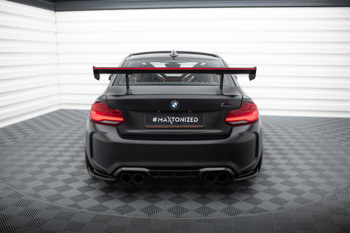 BMW M2 F87 2016-2020 Carbon Fiber Spoiler Internal Uprights Maxton Design in the group Select car model / BMW / M2 2-series (F87) 2015+ / Styling at DDESIGN Scandinavia AB (CFBMM2F87WING5INT245P)
