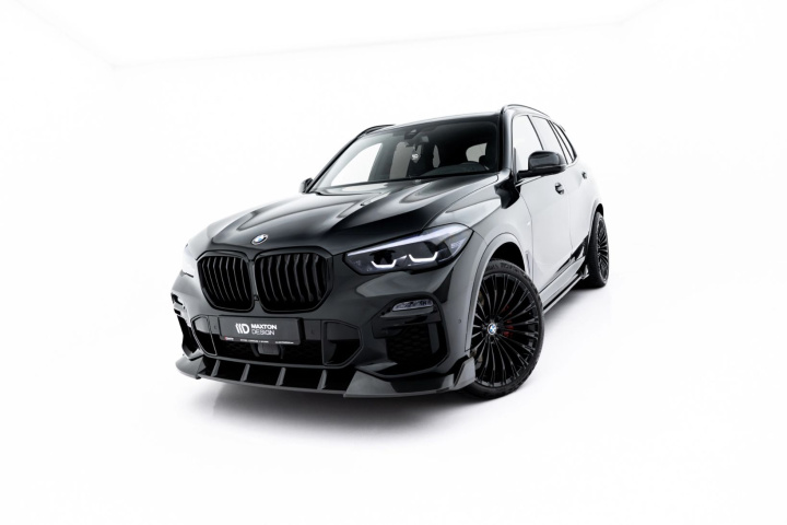 Prepreg Carbon Fiber Front Splitter BMW X5 M-Pack G05 Maxton Design in the group Select car model / BMW / X5 (G05) 19+ at DDESIGN Scandinavia AB (CFBMX505MPACKFD1245P)