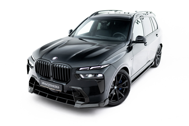 BMW X7 M-Sport G07 Facelift 2022+ Prepreg Carbon Fiber Front Splitter Maxton Design in the group Select car model / BMW / X7 (G07) 18+ at DDESIGN Scandinavia AB (CFBMX707FMPACKFD1245P)