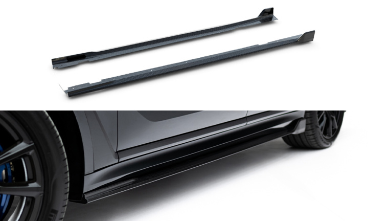 BMW X7 M-Sport G07 Facelift 2022+ Prepreg Carbon Fiber Side Skirts Maxton Design in the group Select car model / BMW / X7 (G07) 18+ at DDESIGN Scandinavia AB (CFBMX707FMPACKSD1245P)