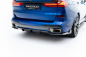 Prepreg Carbon Fiber Rear Diffuser BMW X7 M-Pack G07 / G07 Facelift (version with towbar) Maxton Design