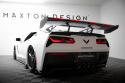 Chevrolet Corvette Stingray / Grand Sport C7 2013-2019 Carbon Spoiler With Upper Swan Mounting + LED Maxton Design