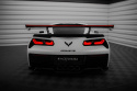Chevrolet Corvette Stingray / Grand Sport C7 2013-2019 Carbon Spoiler With Internal Brackets Uprights + LED Maxton Design