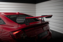 Honda Civic SI Mk10 2017-2019 Carbon Spoiler With Upper Swan Mounting + LED Maxton Design