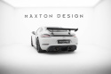 Porsche 718 Cayman 2016+ Carbon Spoiler With Internal Brackets Uprights V.1 Maxton Design
