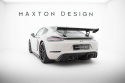 Porsche 718 Cayman 2016+ Carbon Spoiler With Internal Brackets Uprights V.2 Maxton Design