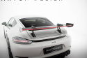 Porsche 718 Cayman 2016+ Carbon Spoiler With Upper Swan Mounting V.1 + LED Maxton Design