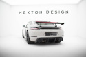 Porsche 718 Cayman 2016+ Carbon Spoiler With Upper Swan Mounting V.2 + LED Maxton Design