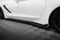 Chevrolet Corvette C7 2013-2019 Side Skirts Extensions V.2 Maxton Design