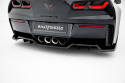 Chevrolet Corvette Z06 C7 2013-2019 Central Rear Splitter (with vertical bars) Maxton Design