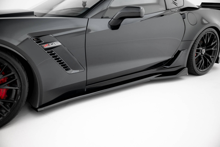 Chevrolet Corvette Z06 C7 2013-2019 Side Skirts Diffusers Maxton Design in the group Select car model / Chevrolet / Corvette C7 / Styling at DDESIGN Scandinavia AB (CH-CO-C7-Z06-SD1G)