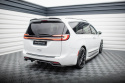 Chrysler Pacifica Mk2 Facelift 2020+ Central Rear Splitter (With Vertical Bars) V.1 Maxton Design