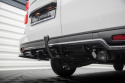 Central Rear Splitter (With Vertical Bars) Citroen Jumpy Mk3 Maxton Design