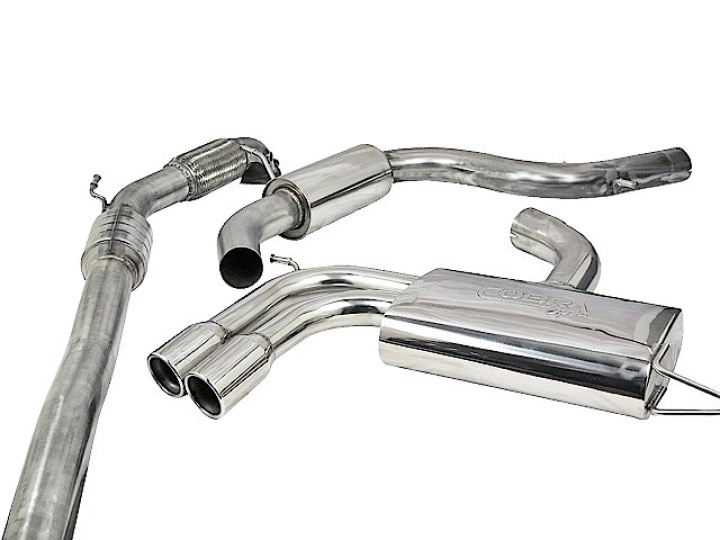 Audi A3 (8P) 2.0 TFSI 2WD (3 & 5 Door) 04-12 Turbo Back Package (with Sports Cat & Resonator) Cobra Sport in the group Select car model / Audi / A3 - S3 - RS3 (8P) 2003-2013 / Tuning / Exhaust at DDESIGN Scandinavia AB (COBRA-AU15a)