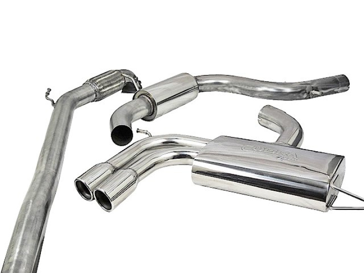 Audi A3 (8P) 2.0 TFSI 2WD (3 & 5 Door) 04-12 Turbo Back Package (with De-Cat & Resonator) Cobra Sport in the group Select car model / Audi / A3 - S3 - RS3 (8P) 2003-2013 / Tuning / Exhaust at DDESIGN Scandinavia AB (COBRA-AU15c)
