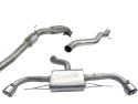 Audi TT 2.0 TFSI (Mk2)  (Quattro) 12- Turbo Back Package (with Sports Cat & Non-Resonated) Cobra Sport