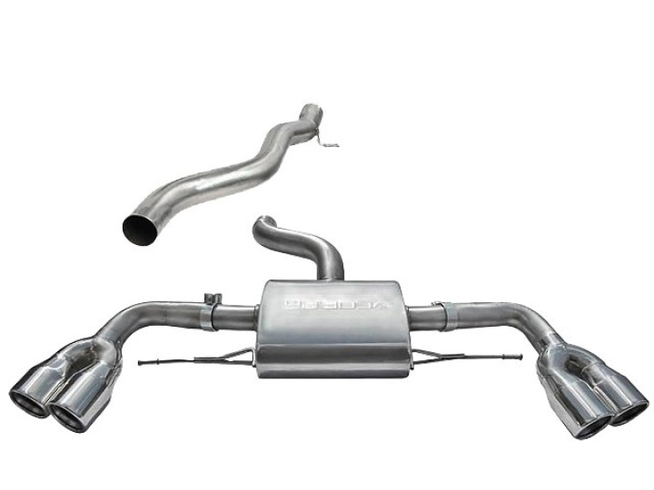 Audi TTS 2.0 TTS (Mk2) (Quattro) Coupe 08- Cat Back System (Non Resonated) Cobra Sport in the group Select car model / Audi / TT (8J) 2006-2014 & TT (8S) 2014+ / Tuning / Exhaust at DDESIGN Scandinavia AB (COBRA-AU33)