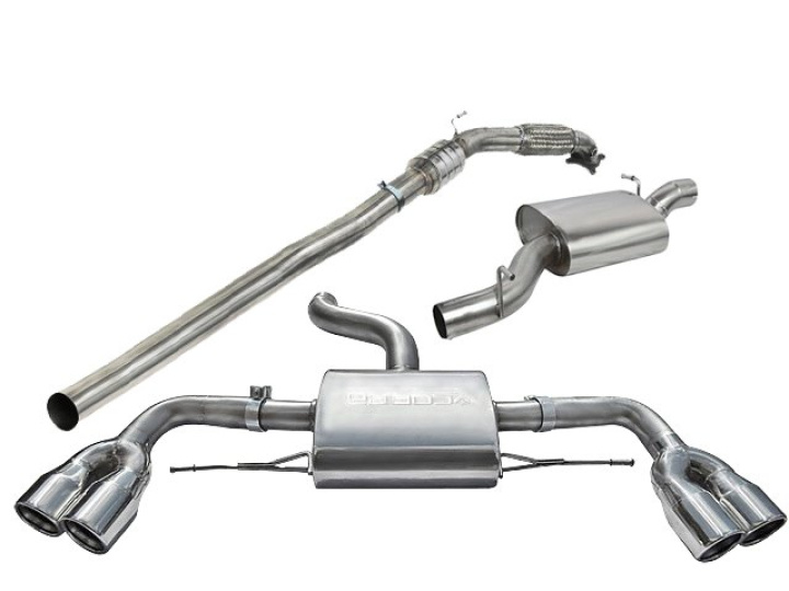 Audi TTS 2.0 TTS (Mk2) (Quattro) Coupe 08- Turbo Back Package (with Sports Cat & Resonator) Cobra Sport in the group Select car model / Audi / TT (8J) 2006-2014 & TT (8S) 2014+ / Tuning / Exhaust at DDESIGN Scandinavia AB (COBRA-AU34a)