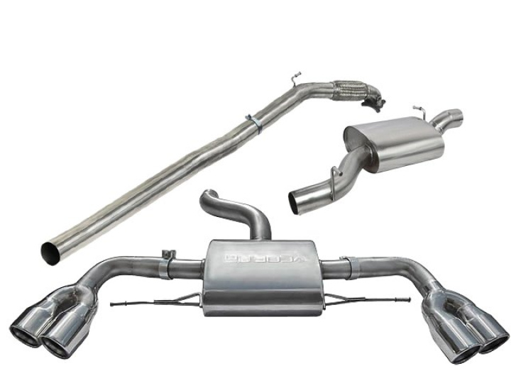 Audi TTS 2.0 TTS (Mk2) (Quattro) Coupe 08- Turbo Back Package (with De-Cat & Resonator) Cobra Sport in the group Select car model / Audi / TT (8J) 2006-2014 & TT (8S) 2014+ / Tuning / Exhaust at DDESIGN Scandinavia AB (COBRA-AU34c)