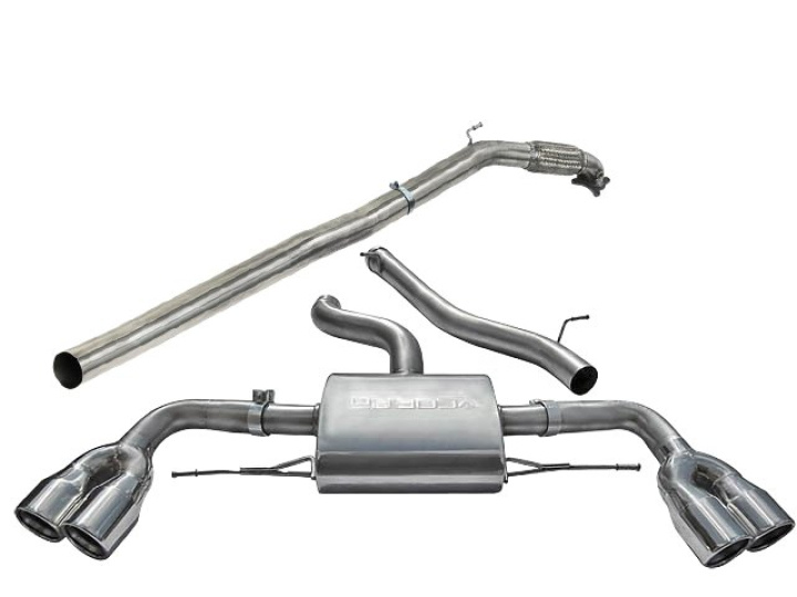 Audi TTS 2.0 TTS (Mk2) (Quattro) Coupe 08- Turbo Back Package (with De-Cat & Non-Resonated) Cobra Sport in the group Select car model / Audi / TT (8J) 2006-2014 & TT (8S) 2014+ / Tuning / Exhaust at DDESIGN Scandinavia AB (COBRA-AU34d)