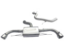 Audi TT 1.8 & 2.0 TFSI (Mk2) (2WD) Dual Exit T/Ps 11- Cat Back System Cobra Sport