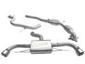 Audi TT 1.8 & 2.0 TFSI (Mk2) (2WD) Dual Exit T/Ps 11- Turbo Back Package (with De-Cat) Cobra Sport