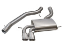 Audi A3 (8P) 2.0 TFSI Quattro (3 Door) 04-12 Cat Back System (Non-Resonated) Cobra Sport