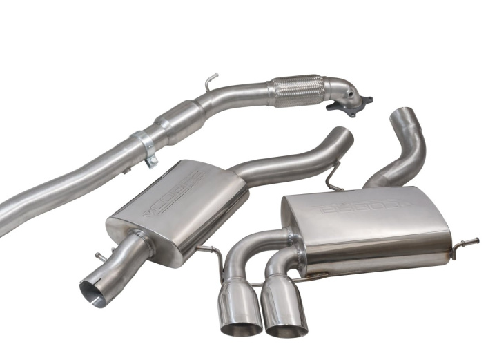 Audi A3 (8P) 2.0 TFSI Quattro (3 Door) 04-12 Turbo Back Package (with Sports Cat & Resonator) Cobra Sport in the group Select car model / Audi / A3 - S3 - RS3 (8P) 2003-2013 / Tuning / Exhaust at DDESIGN Scandinavia AB (COBRA-AU46a)