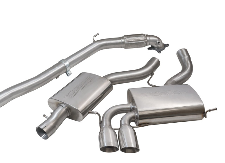 Audi A3 (8P) 2.0 TFSI Quattro (3 Door) 04-12 Turbo Back Package (with De-Cat & Resonator) Cobra Sport in the group Select car model / Audi / A3 - S3 - RS3 (8P) 2003-2013 / Tuning / Exhaust at DDESIGN Scandinavia AB (COBRA-AU46c)