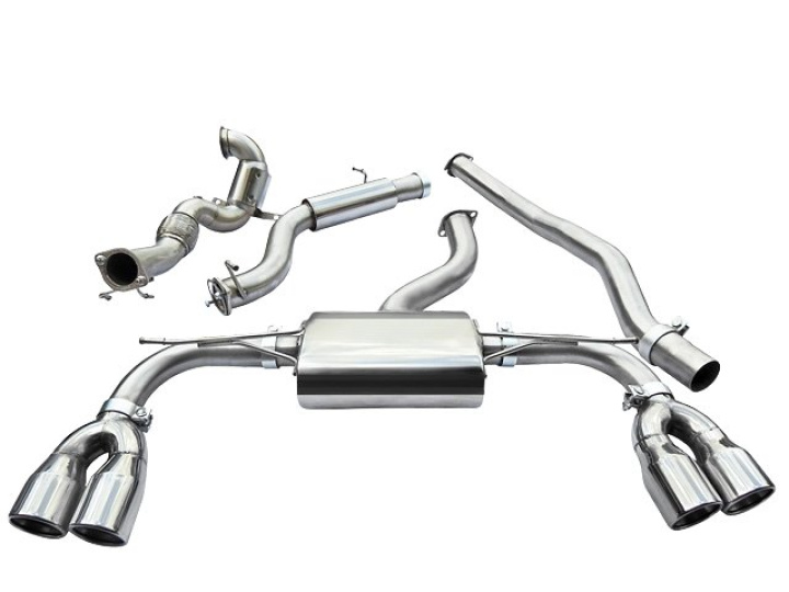 Audi S3 (8V) (3 door) Quattro 13- Turbo Back Package (with Sports Cat & Resonator) Cobra Sport in the group Select car model / Audi / A3 - S3 - RS3 (8V) 2012-2019 / Tuning / Exhaust at DDESIGN Scandinavia AB (COBRA-AU54a)