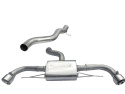 Audi TT 3.2 V6 (Mk2) (Quattro) Coupe 07-11 Cat Back System (Non Resonated) Cobra Sport